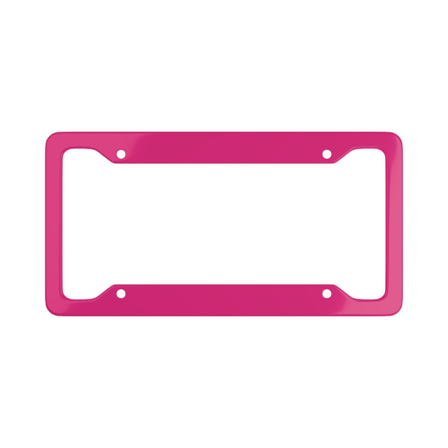 Solid Magenta - License Plate Frame