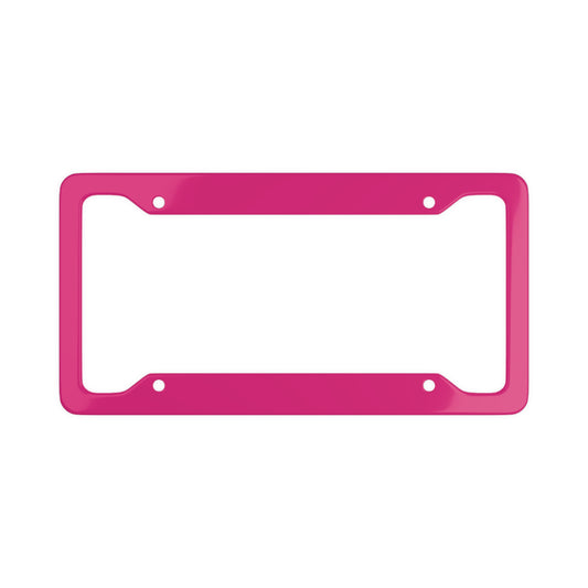 Solid Magenta - License Plate Frame