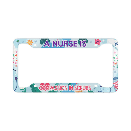 Nurse 2 - License Plate Frame