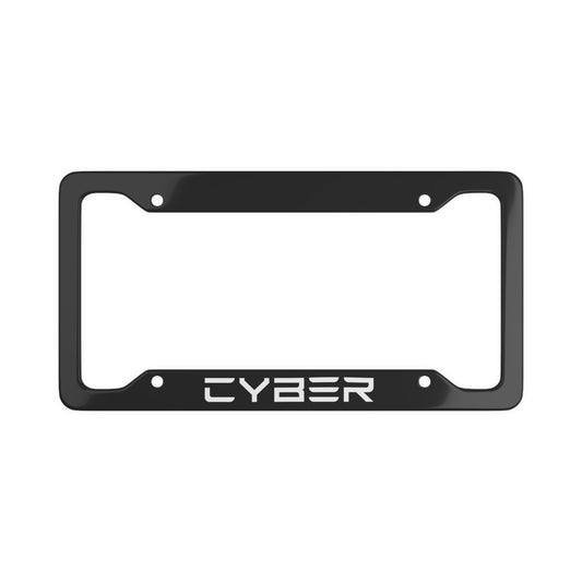 Cyber Black - License Plate Frame