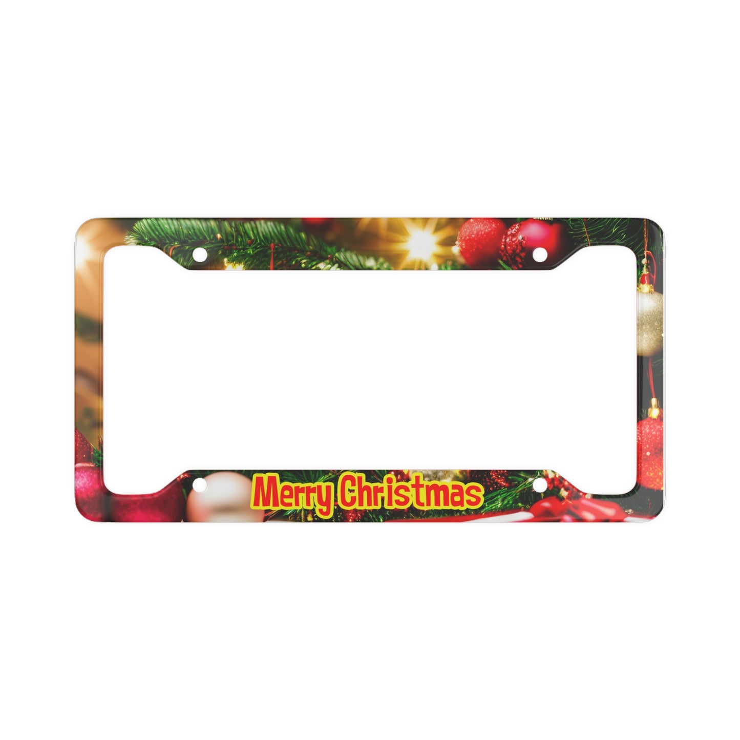 Merry Xmas - License Plate Frame