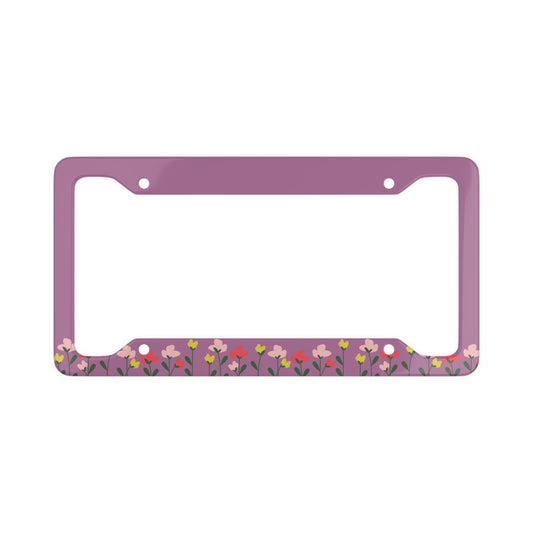 Floral - License Plate Frame