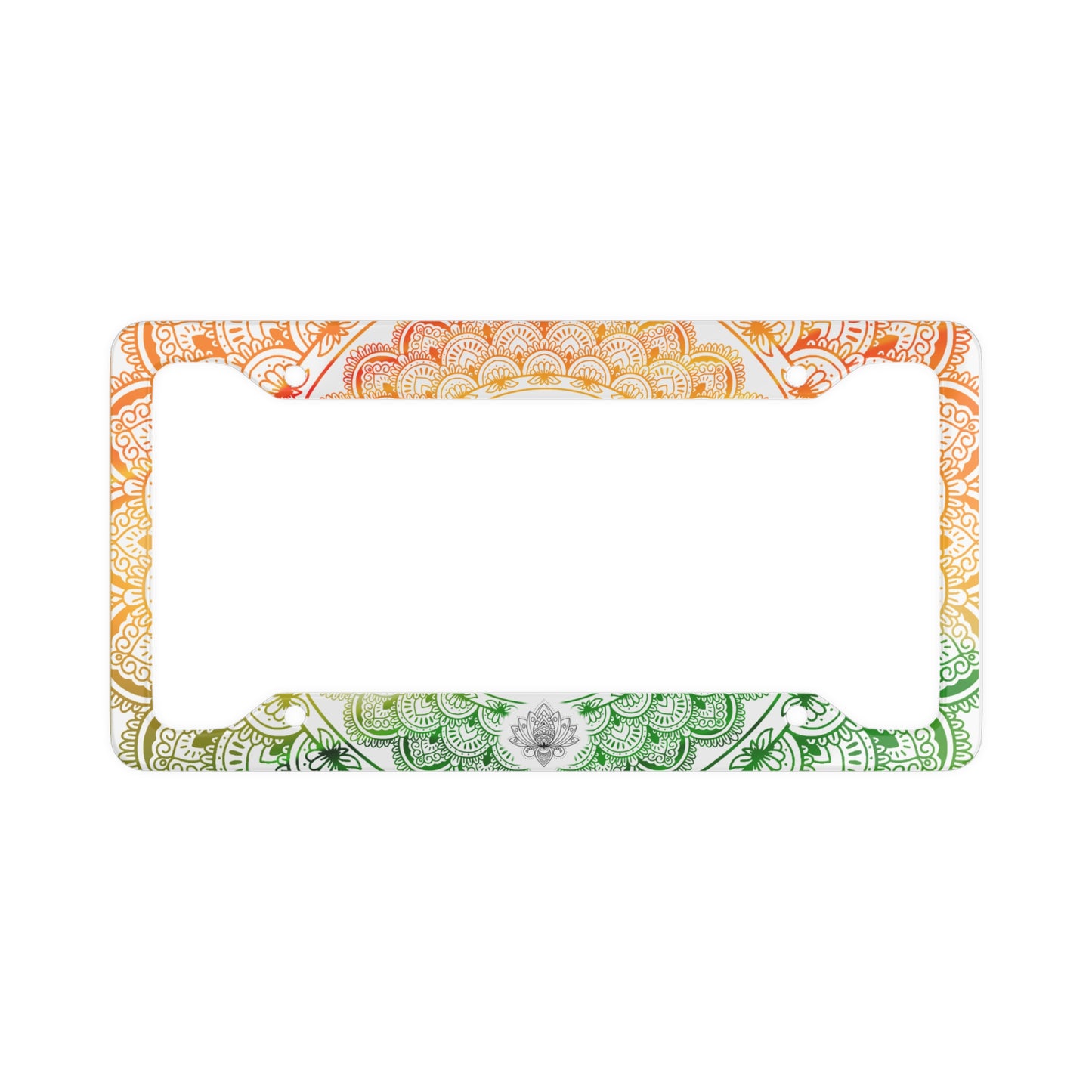 Mandala - License Plate Frame