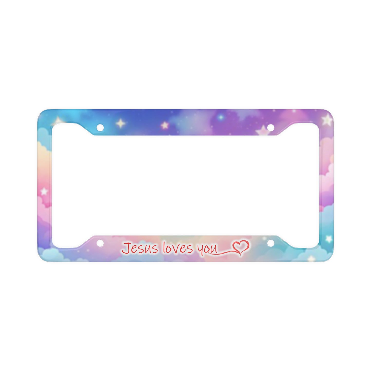 Jesus Loves You - License Plate Frame