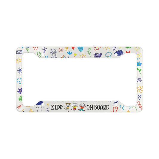 Kids On Board - License Plate Frame