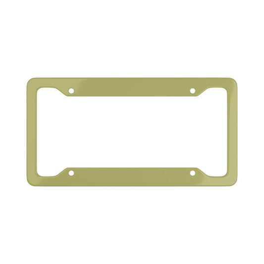 Solid Olive - License Plate Frame