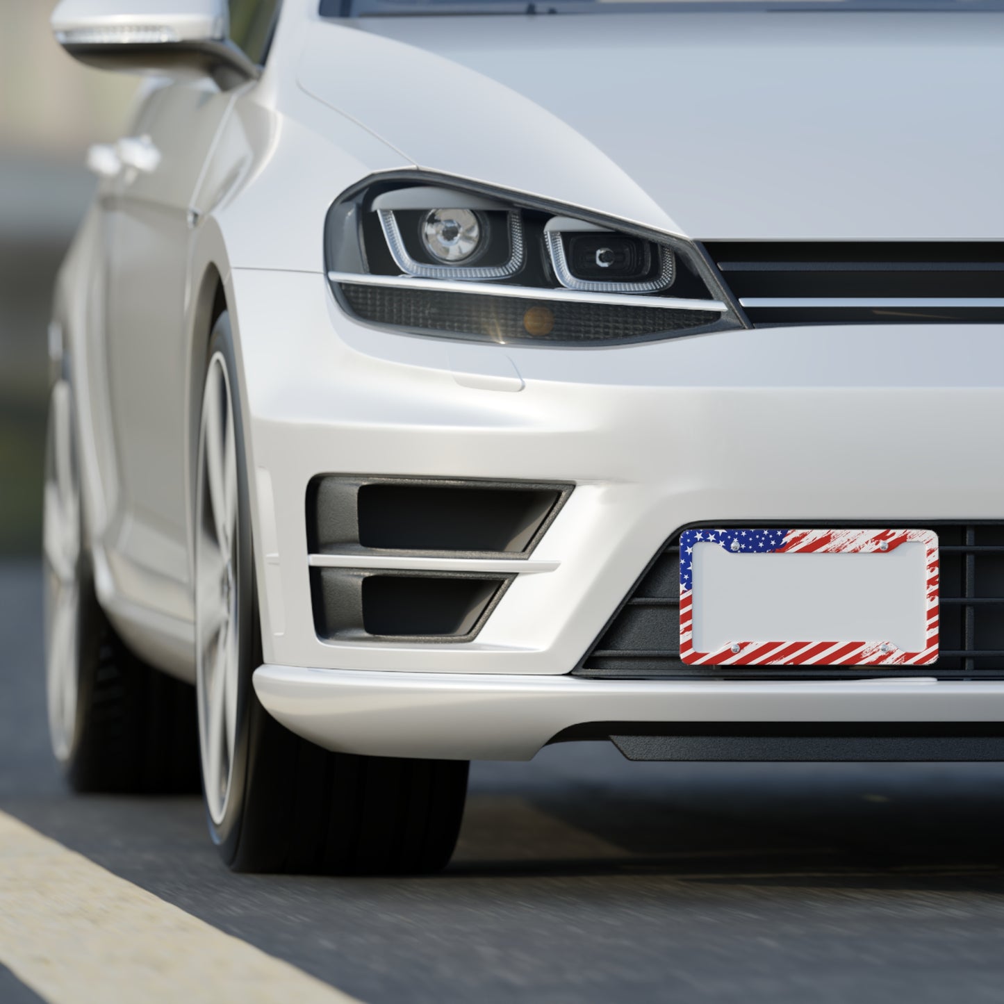 USA Flag - License Plate Frame