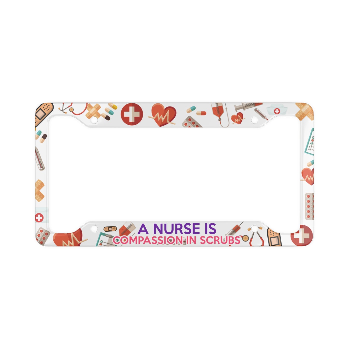 Nurse - License Plate Frame