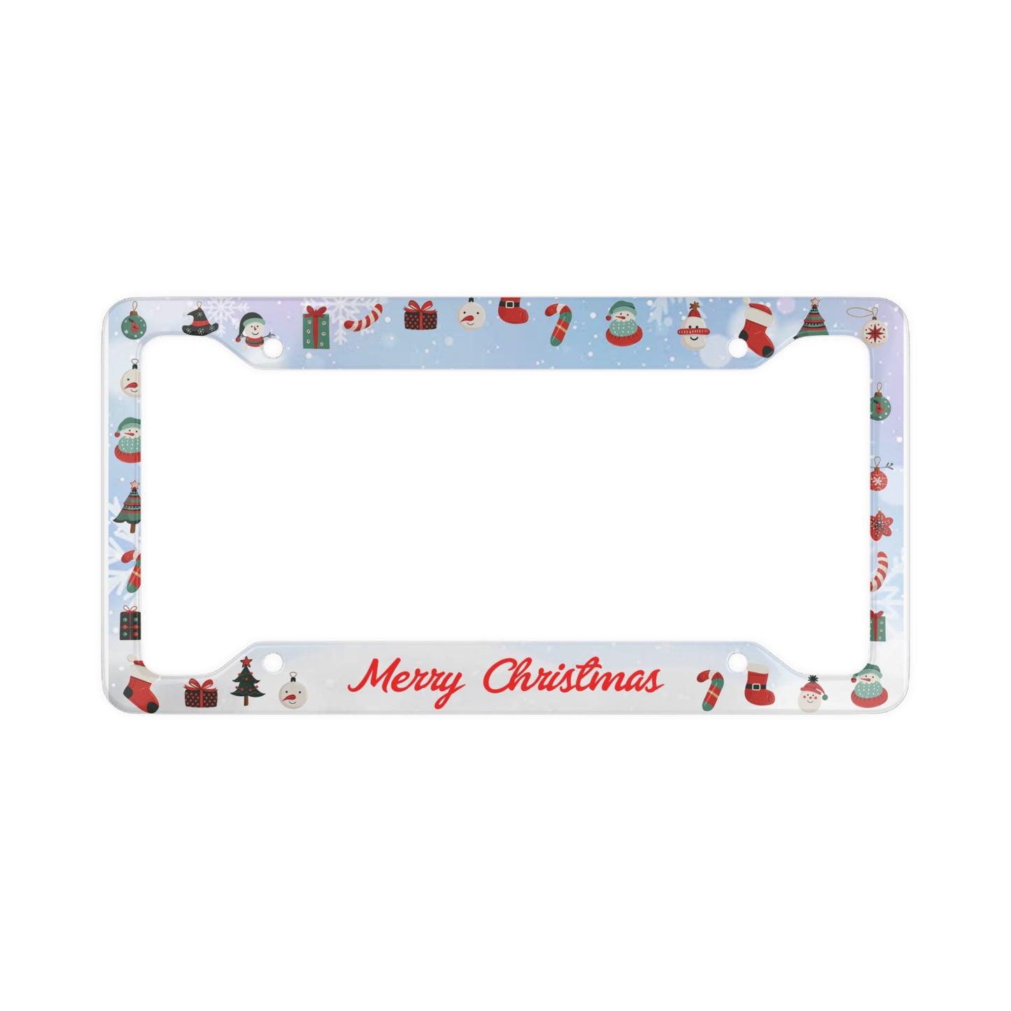 Merry Christmas - License Plate Frame