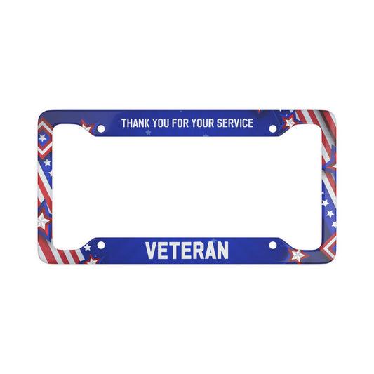 Veteran - License Plate Frame