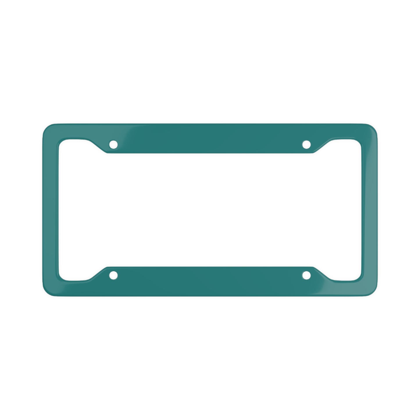 Solid Teal - License Plate Frame