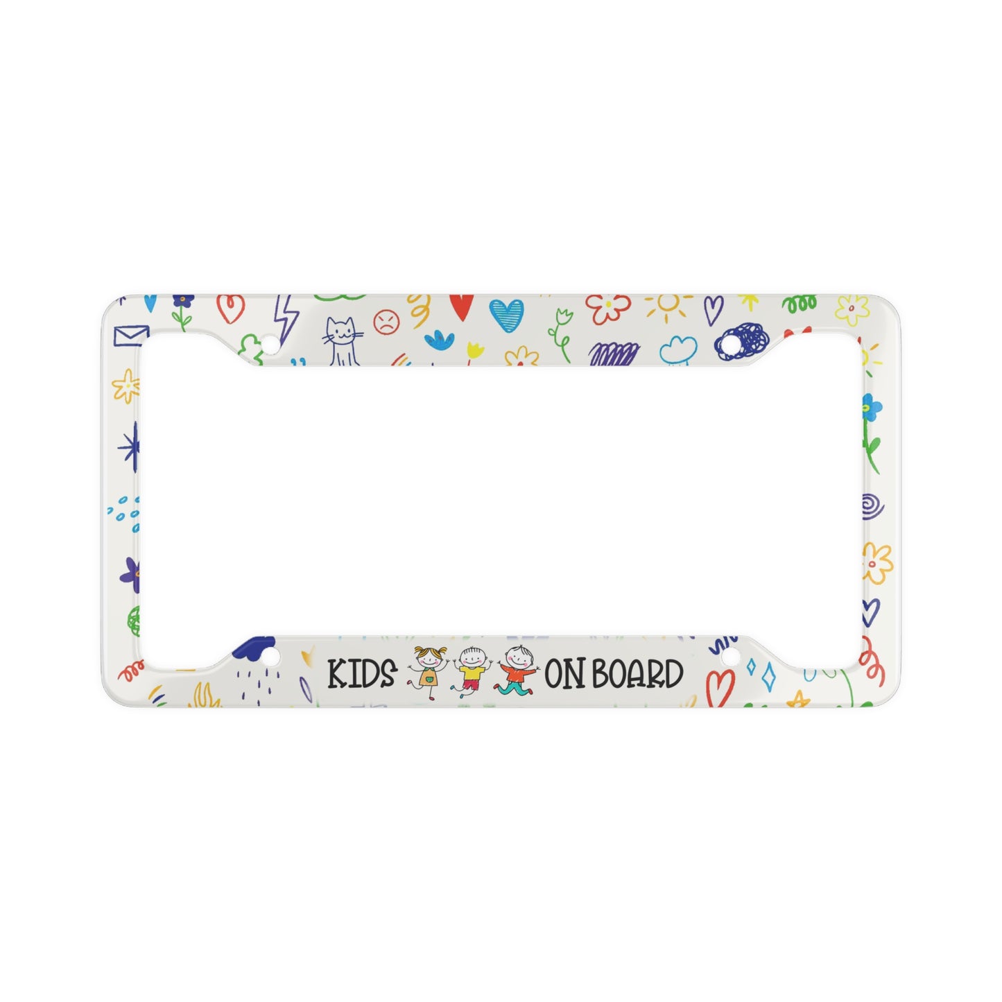 Kids on Board -  License Plate Frame