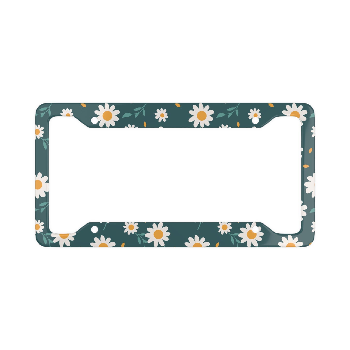 Floral Pattern - License Plate Frame