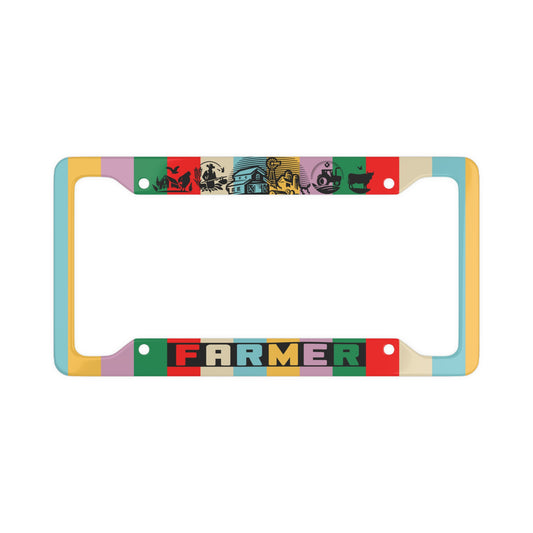 Farmer - License Plate Frame