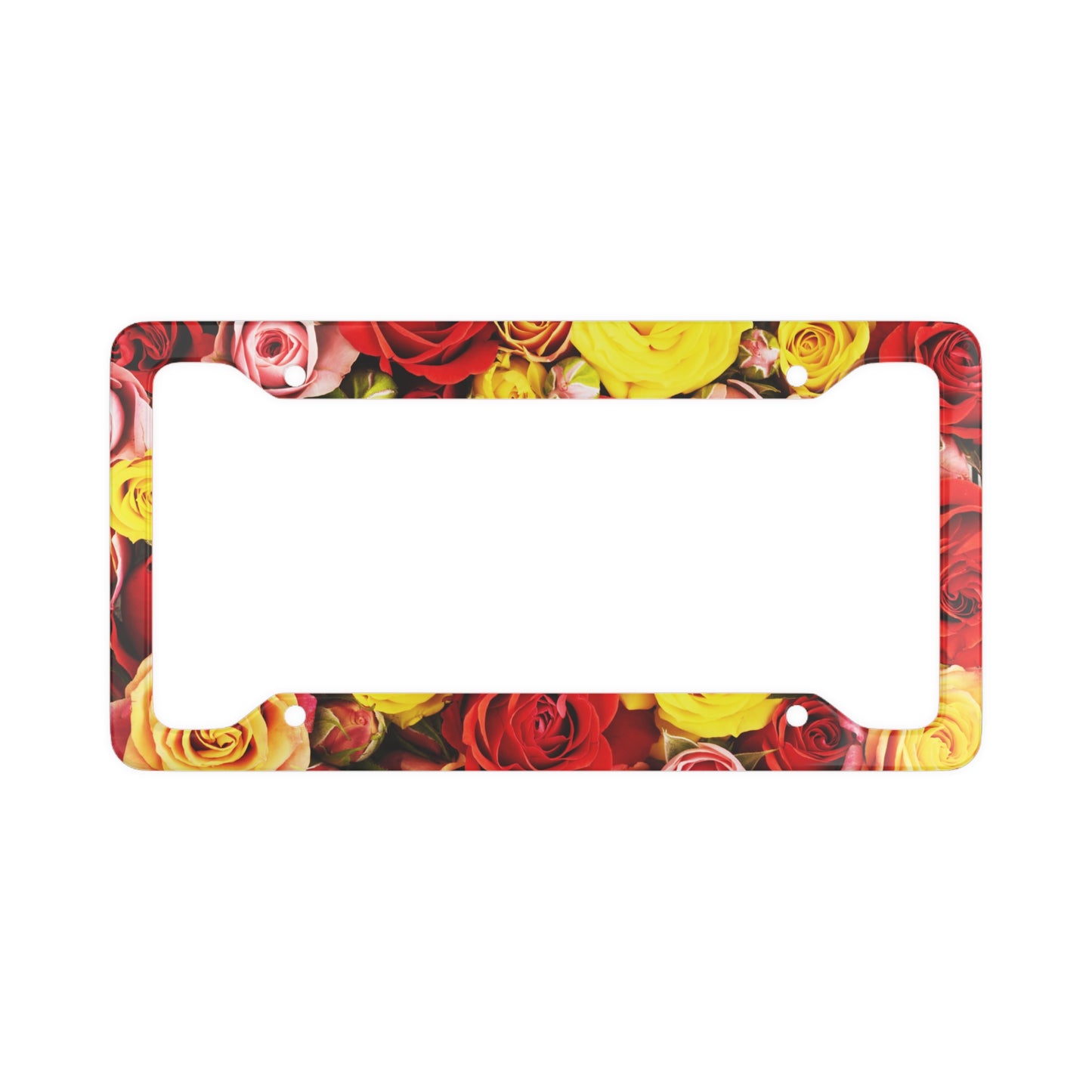 Rose - License Plate Frame