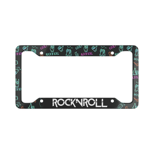 Rock N Roll - License Plate Frame