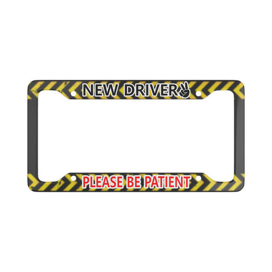 New driver - License Plate Frame