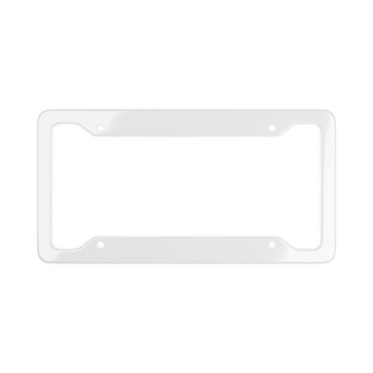 Solid White - License Plate Frame