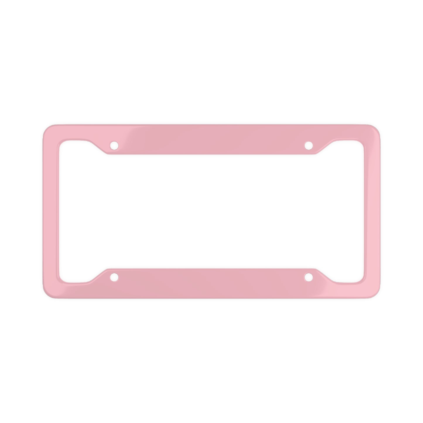 Solid Pink - License Plate Frame