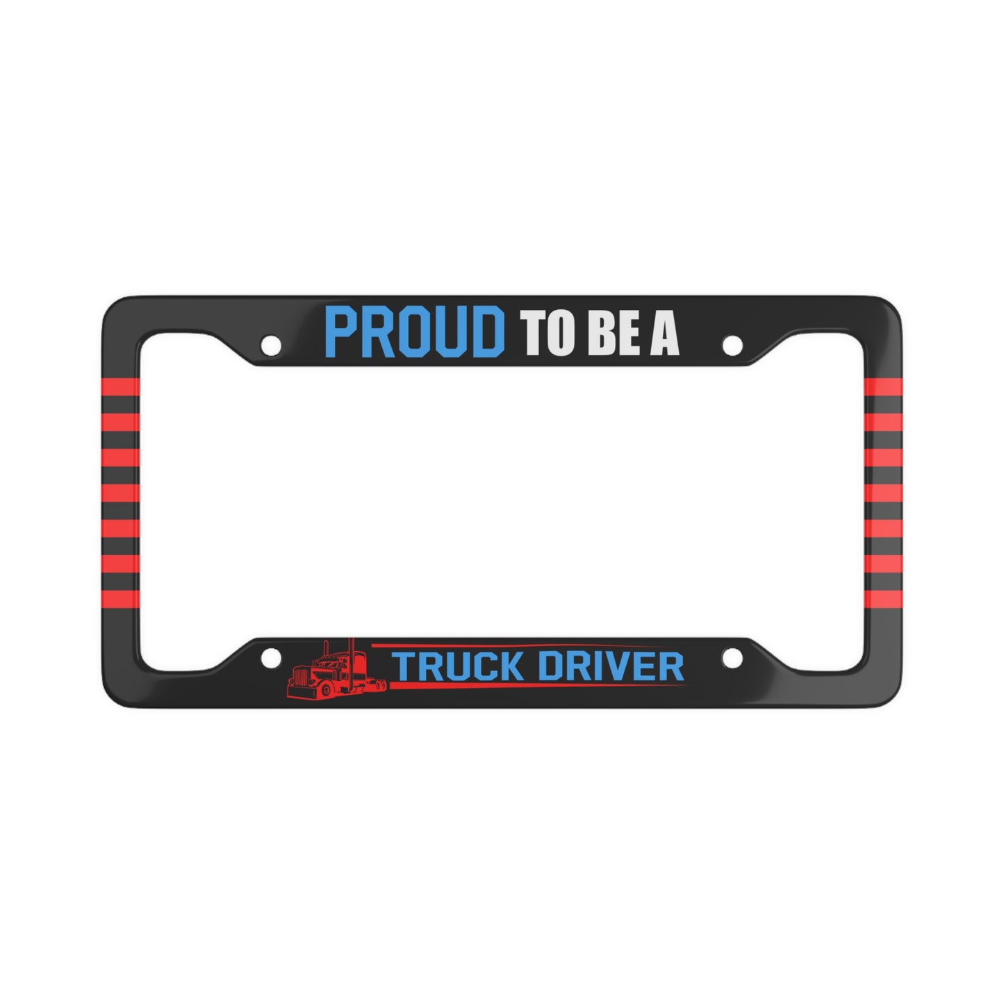 Truck Driver - License Plate Frame