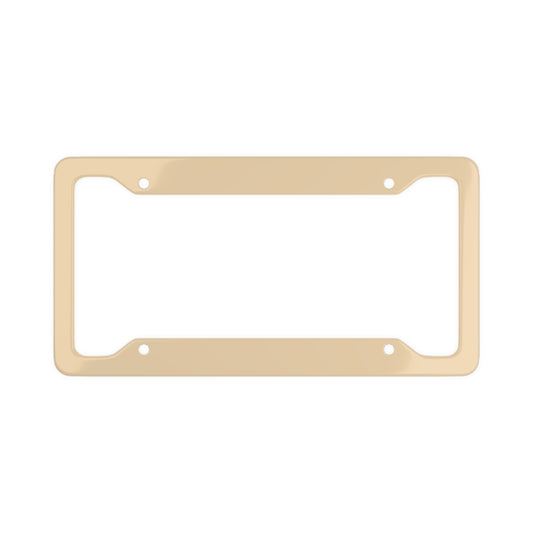 Solid Tan - License Plate Frame