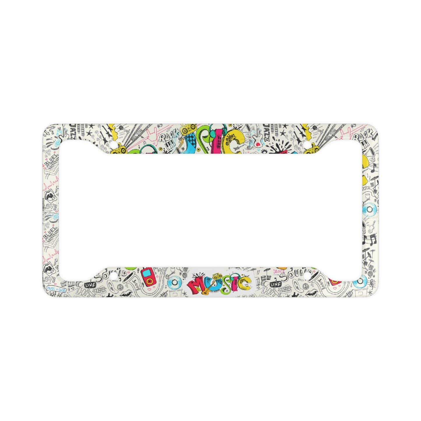 Music2 - License Plate Frame