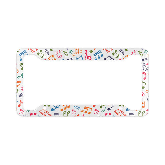 Music - License Plate Frame