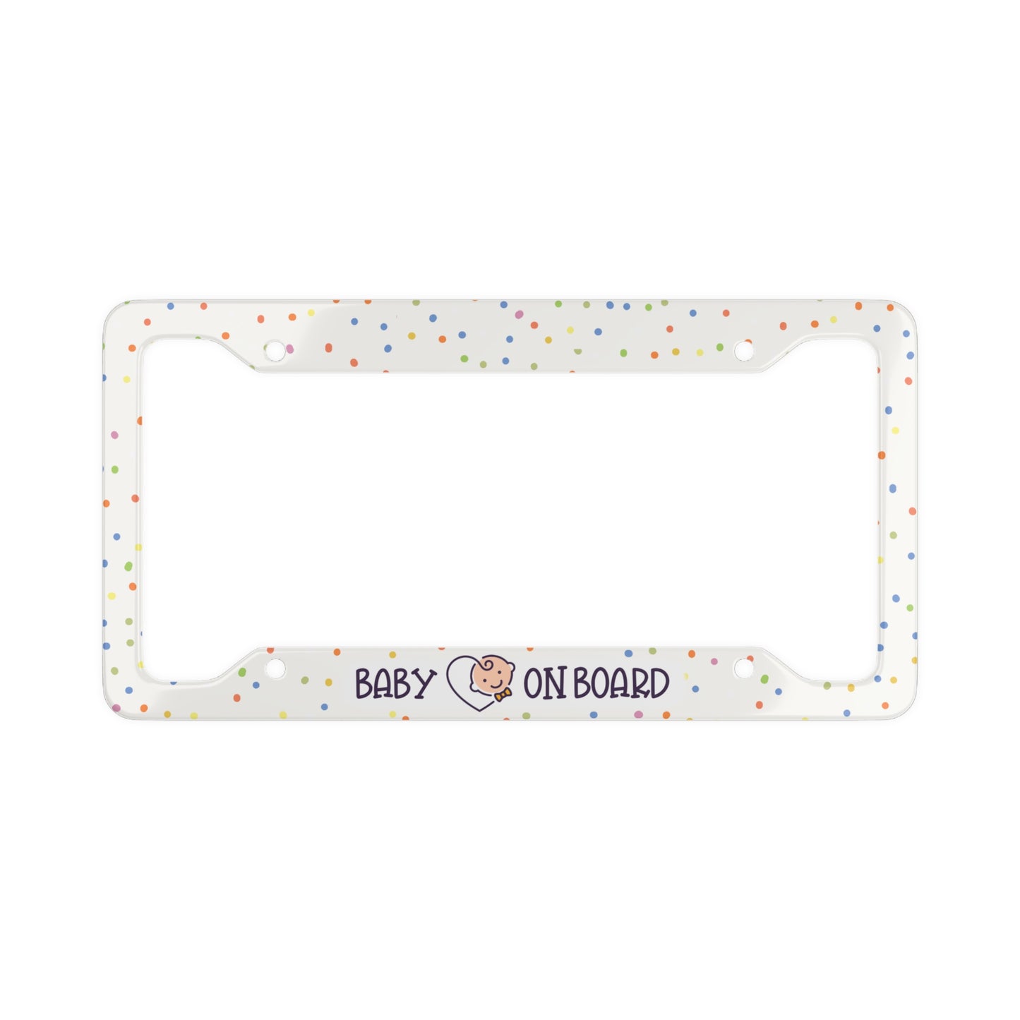 Baby On Board - License Plate Frame