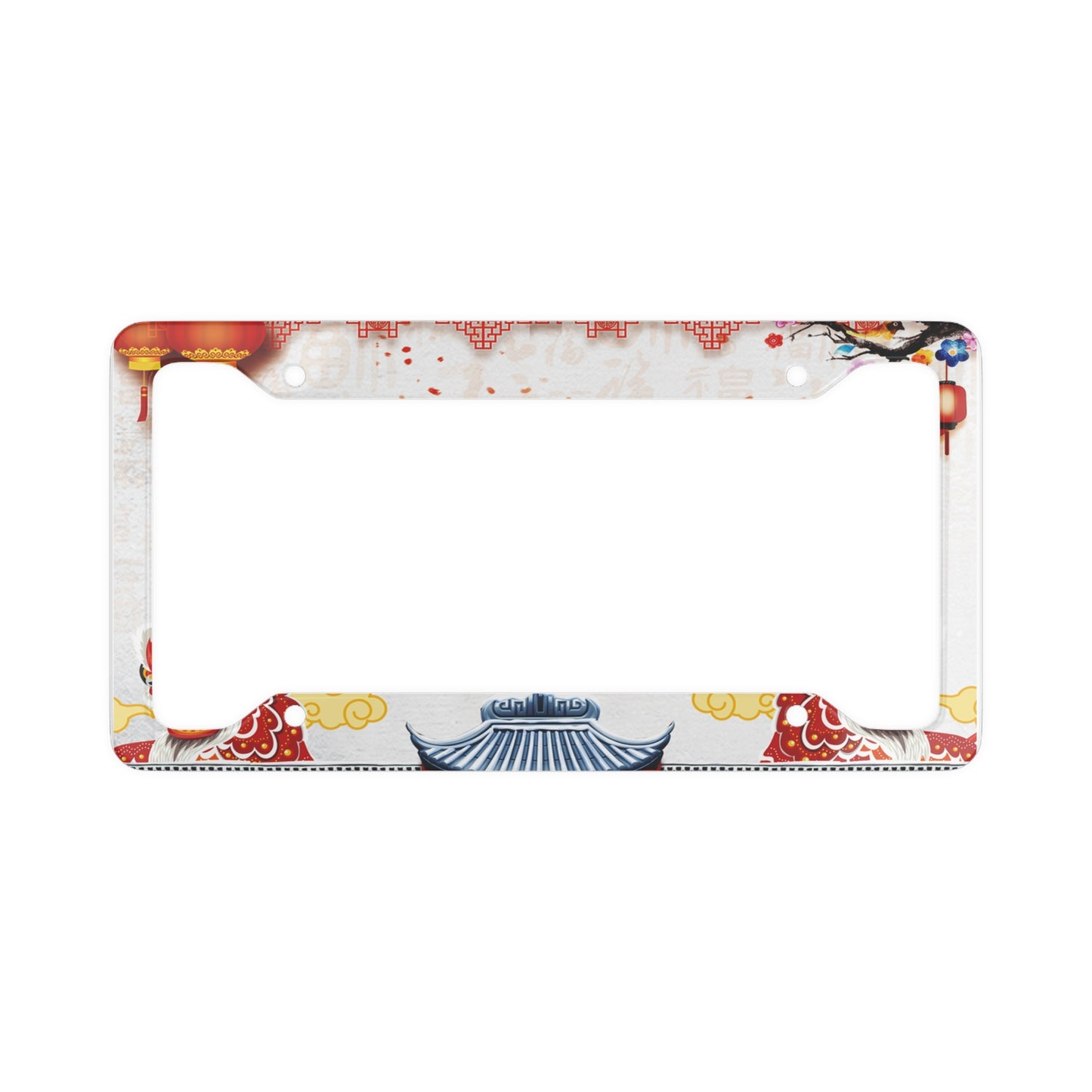 Temple - License Plate Frame